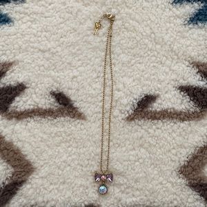 Betsey Johnson Bow Necklace